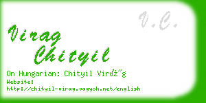 virag chityil business card